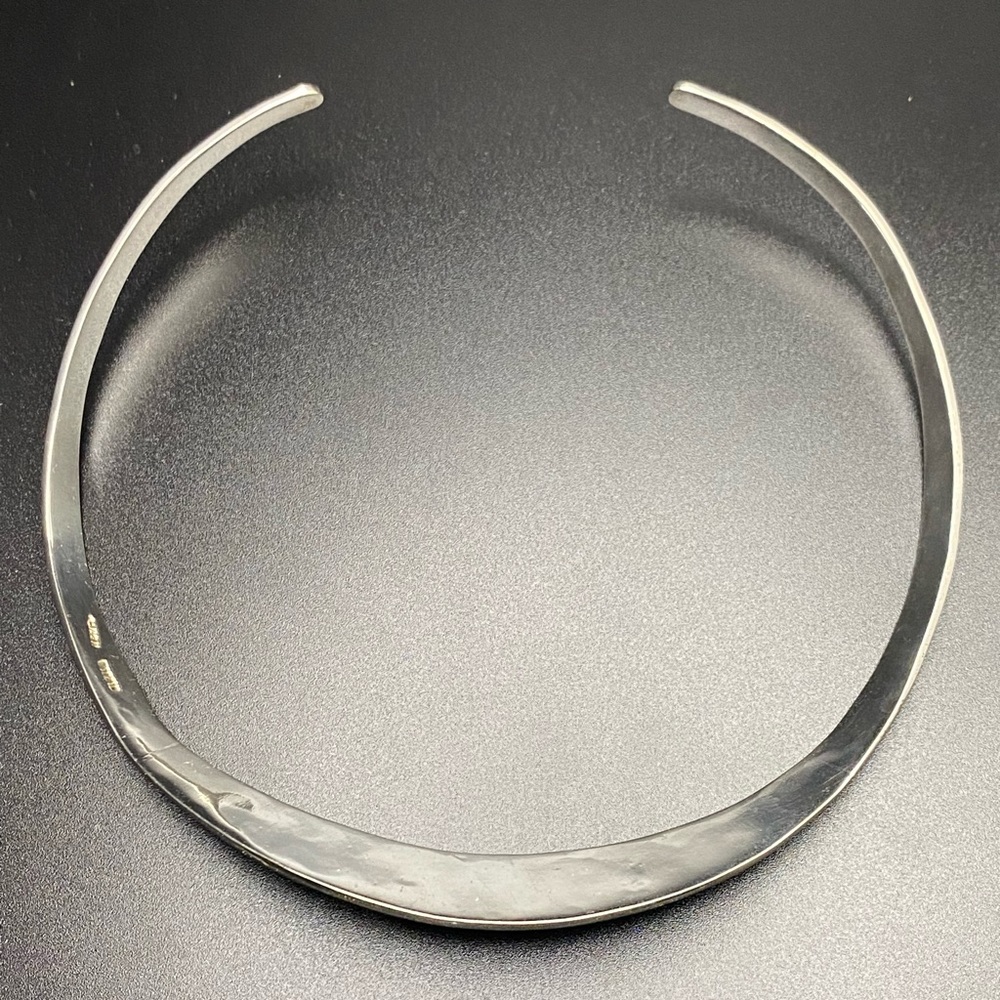 Rare Vintage Mexican Sterling Silver TAXCO Collar Necklace and Cuff Matching Set - Picture 14 of 15